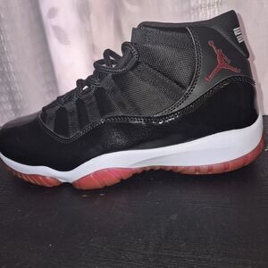 Jordan Black and Red Sneakers